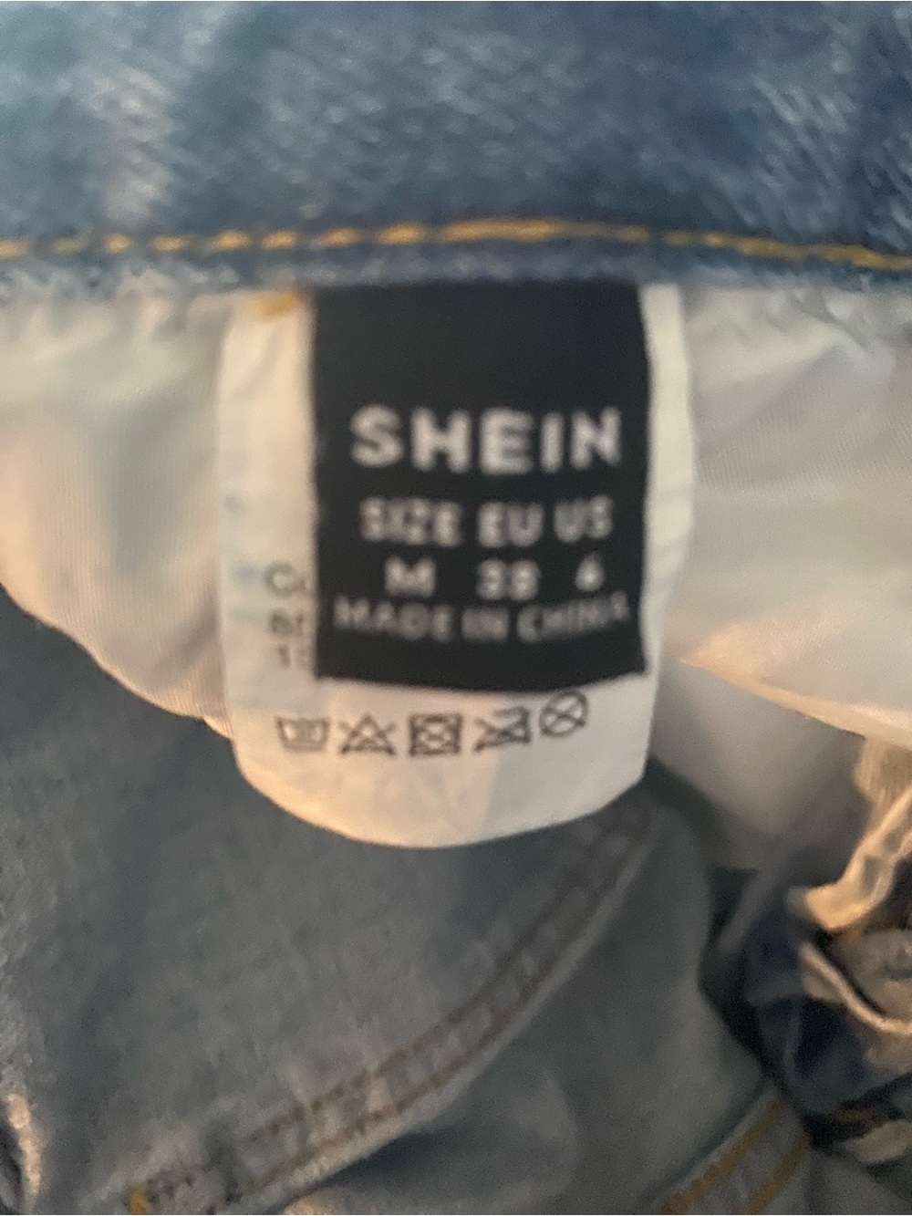 SHEIN ESSNCE Ripped Boyfriend Jeans 28 - Picture 4 of 6